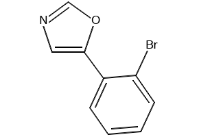 5-(2-Bromophenyl)oxazole structure, CAS 328270-70-8