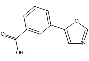 3-(5-Oxazolyl)benzoicAcid structure, CAS 252928-82-8