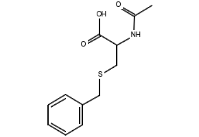 DL-Benzylmercapturicacid structure, CAS 19538-71-7