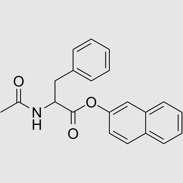 N-Acetyl-DL-phenylalaninebeta-naphthylester structure, CAS 20874-31-1