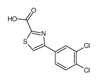 4-(3,4-Dichlorophenyl)thiazole-2-carboxylicAcid structure, CAS 952959-38-5