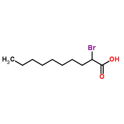 2-Bromocapricacid structure, CAS 2623-95-2