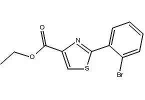 Ethyl4-(2-Bromophenyl)thiazole-2-carboxylate structure, CAS 1261269-07-1