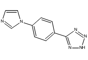 5-[4-(1-Imidazolyl)phenyl]-2H-tetrazole structure, CAS 188890-72-4