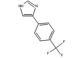 2-[4-(Trifluoromethyl)phenyl]imidazole structure, CAS 34898-30-1