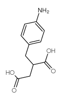 4-Aminobenzylsuccinicacid structure, CAS 75043-31-1