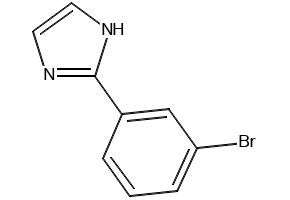 2-(3-Bromophenyl)imidazole structure, CAS 937013-66-6