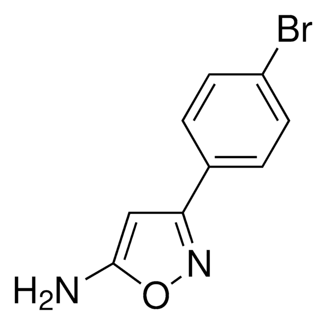 5-Amino-3-(4-bromophenyl)isoxazole structure, CAS 119162-53-7