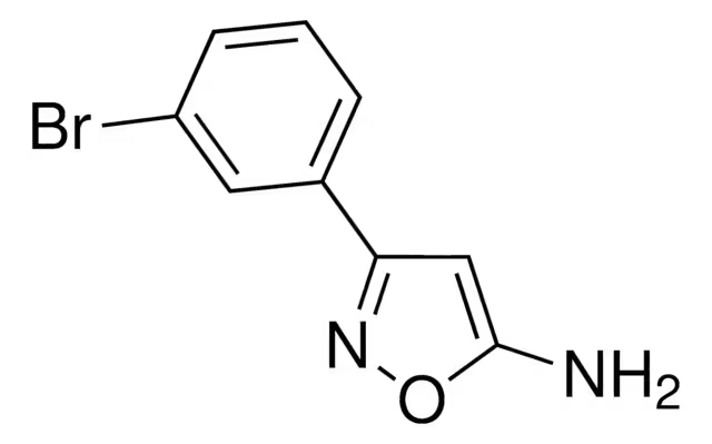 5-Amino-3-(3-bromophenyl)isoxazole structure, CAS 119162-52-6
