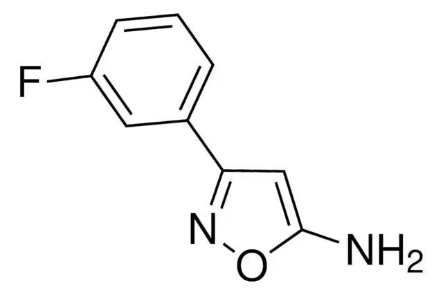 5-Amino-3-(3-fluorophenyl)isoxazole structure, CAS 119162-50-4