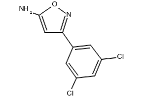 5-Amino-3-(3,5-dichlorophenyl)isoxazole structure, CAS 1020997-14-1