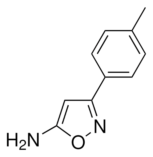 5-Amino-3-(4-methylphenyl)isoxazole structure, CAS 28883-91-2