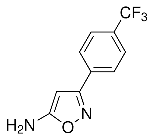 5-Amino-3-[4-(trifluoromethyl)phenyl]isoxazole structure, CAS 81465-84-1