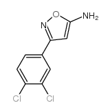 5-Amino-3-(3,4-dichlorophenyl)isoxazole structure, CAS 501902-20-1