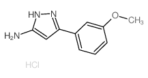 5-Amino-3-(3-methoxyphenyl)pyrazoleHydrochloride structure, CAS 1025447-42-0