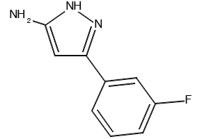 5-Amino-3-(3-fluorophenyl)pyrazole structure, CAS 1028842-99-0