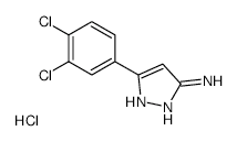 5-Amino-3-(3,4-dichlorophenyl)pyrazoleHydrochloride structure, CAS 1025447-55-5
