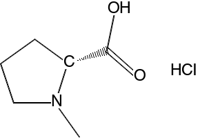 N-Methyl-D-prolineHydrochloride structure, CAS 702710-17-6