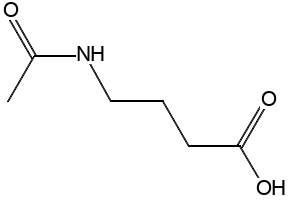 4-(Acetylamino)butanoicacid structure, CAS 3025-96-5