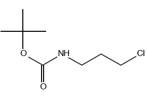 tert-Butyl-N-(3-chloropropyl)carbamate structure, CAS 116861-31-5