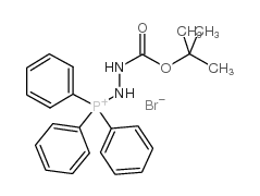 1-(T-Butyloxycarbonyl)-2-triphenylphosphoniumhydrazineBromide structure, CAS 356534-53-7