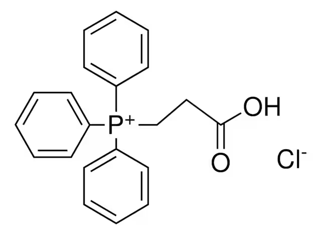 (2-Carboxyethyl)tripheylphosphoniumChloride structure, CAS 36626-29-6