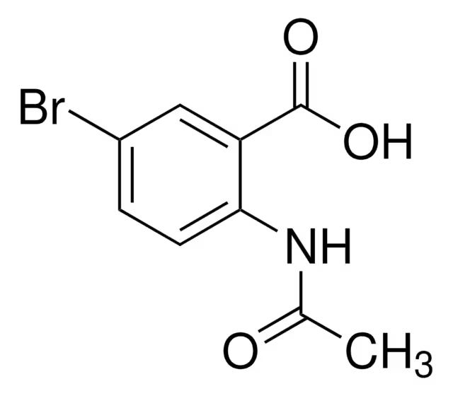 2-Acetamido-5-bromobenzoicacid structure, CAS 38985-79-4