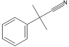 2-Methyl-2-phenylpropanenitrile structure, CAS 1195-98-8