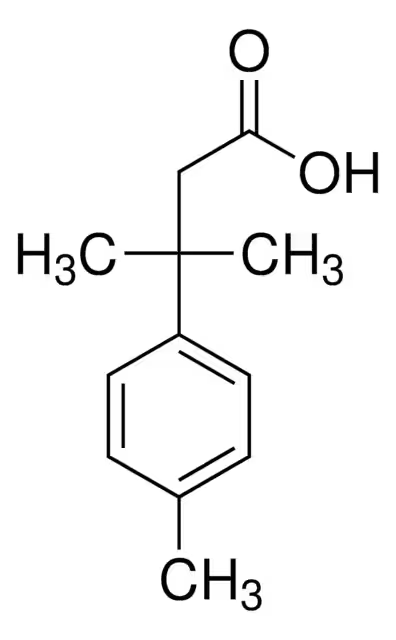 3-Methyl-3-(4-methylphenyl)buranoicacid structure, CAS 42288-08-4