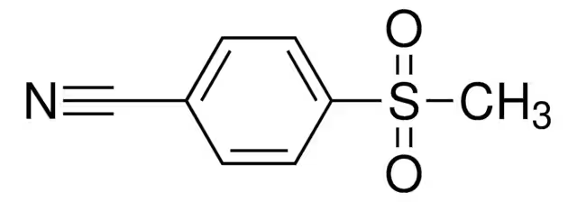 4-(Methylsulfonyl)benzonitrile structure, CAS 22821-76-7