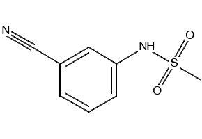 3-(Methanesulfonylamino)benzonitrile structure, CAS 50790-30-2