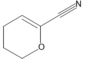 5,6-Dihydro-4H-pyran-2-carbonitrile structure, CAS 31518-13-5