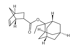 5-Norbornene-2-carboxylic2-ethyl-2-adamantylester structure, CAS 328087-87-2