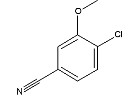 4-Chloro-3-methoxybenzonitrile structure, CAS 189628-40-8