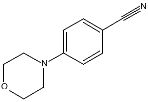 4-Morpholinobenzonitrile structure, CAS 10282-31-2