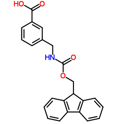 3-(N-Fmoc-aminomethyl)benzoicacid structure, CAS 155369-11-2