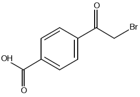 4-(2-BROMOACETYL)BENZOICACID structure, CAS 20099-90-5