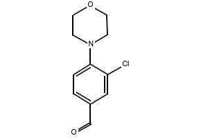 3-Chloro-4-morpholinobenzaldehyde structure, CAS 886500-23-8