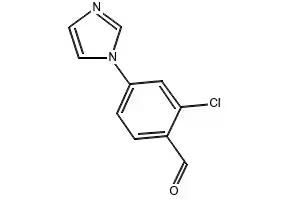 2-Chloro-4-(1H-imidazol-1-yl)benzaldehyde structure, CAS 1141669-45-5