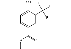 4-Hydroxy-3-trifluoromethyl-benzoicacidmethylester structure, CAS 115933-50-1
