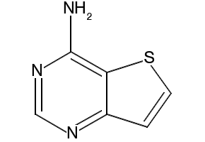 4-Aminothieno[3,2-d]pyrimidine structure, CAS 16285-74-8