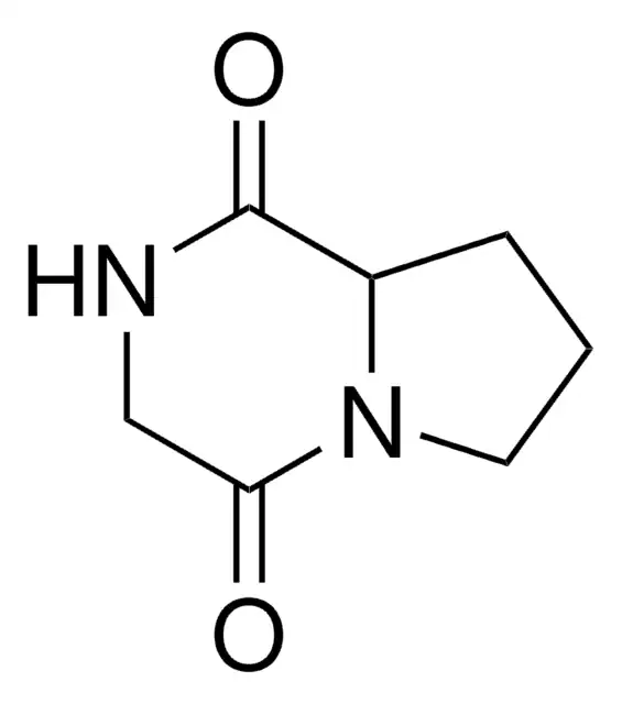 (S)-Hexahydropyrrolo[1,2-a]pyrazine-1,4-dione structure, CAS 3705-27-9