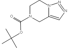 5-Boc-4,6,7-trihydro-1,2,3-triazolo[1,5-a]pyrazine structure, CAS 1245782-69-7