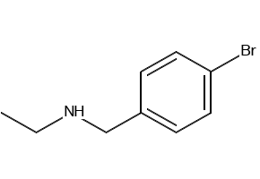 N-Ethyl-4-bromobenzylamine structure, CAS 856795-95-4