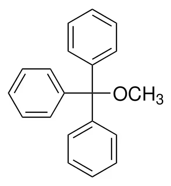 methyltriphenylmethylether structure, CAS 596-31-6
