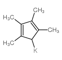 Potassiumtetramethylcyclopentadienide structure, CAS 150239-39-7
