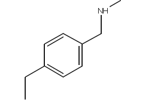 N-Methyl-4-ethylbenzylamine structure, CAS 568577-84-4