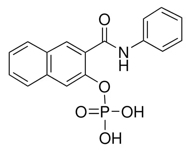 3-Hydroxy-2-naphthanilidephosphate structure, CAS 13989-98-5