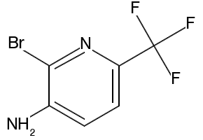 3-Amino-2-bromo-6-(trifluoromethyl)pyridine structure, CAS 117519-16-1