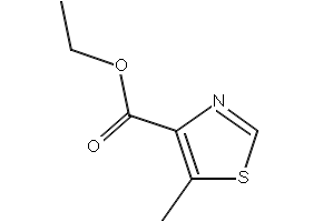 4-Thiazolecarboxylic acid, 5-methyl-, ethyl ester structure, CAS 61323-26-0